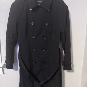 London Fog Men's Classic Black Trench Coat